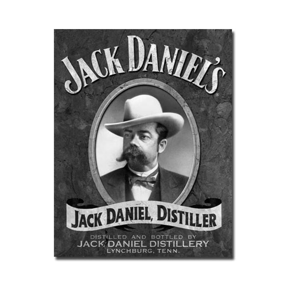 Jack Daniel's Portrait Tin Sign