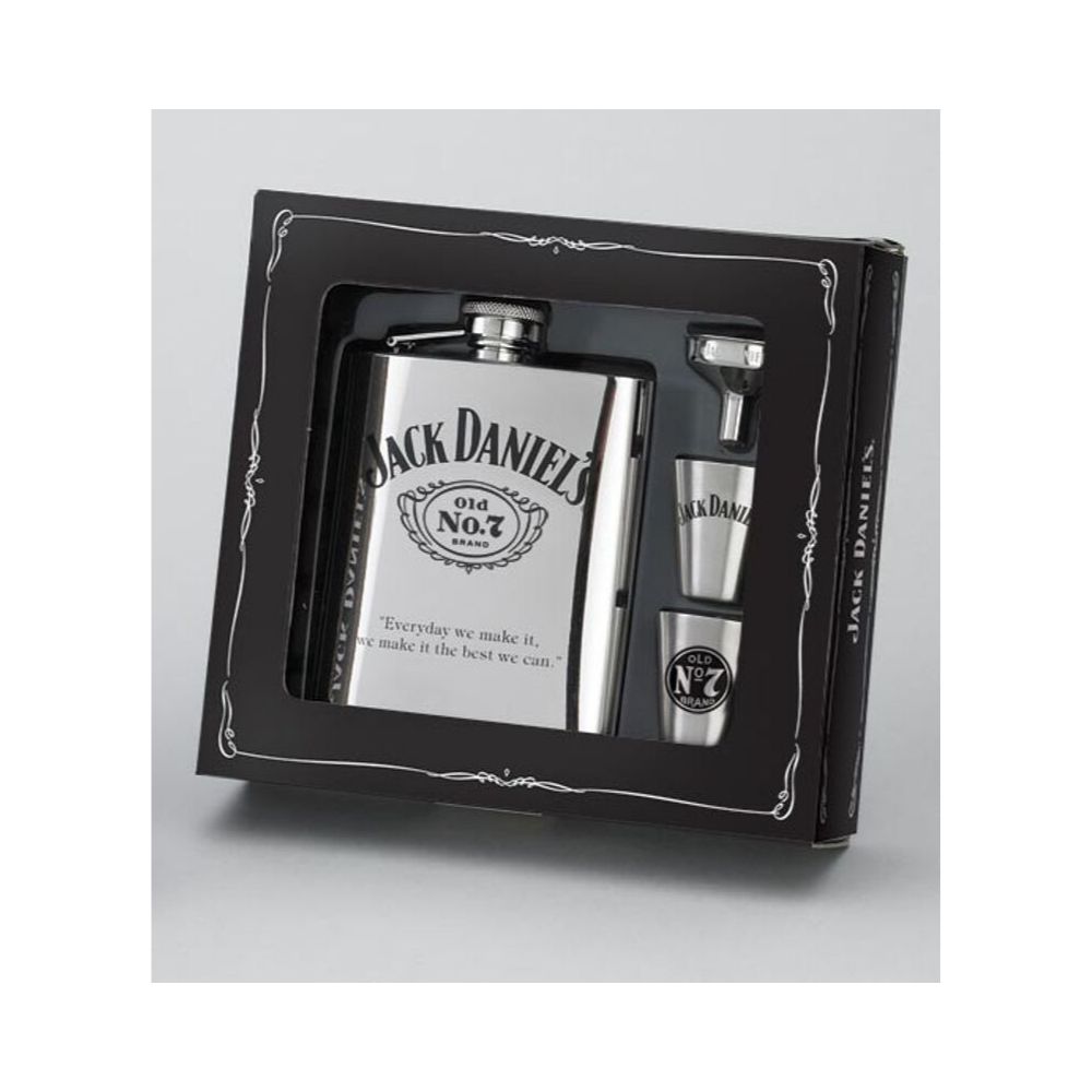 Shot and Funnel Gift Set Jack Daniels Flask