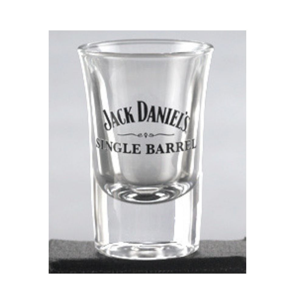 JACK DANIELS GLASS BARREL SHOT GLASS 