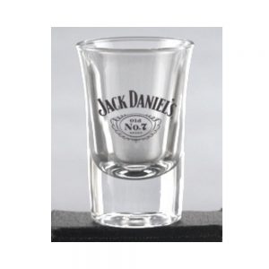 base quadrata resistente shot Glass Jack Daniels Tennessee Fire shot Glass 