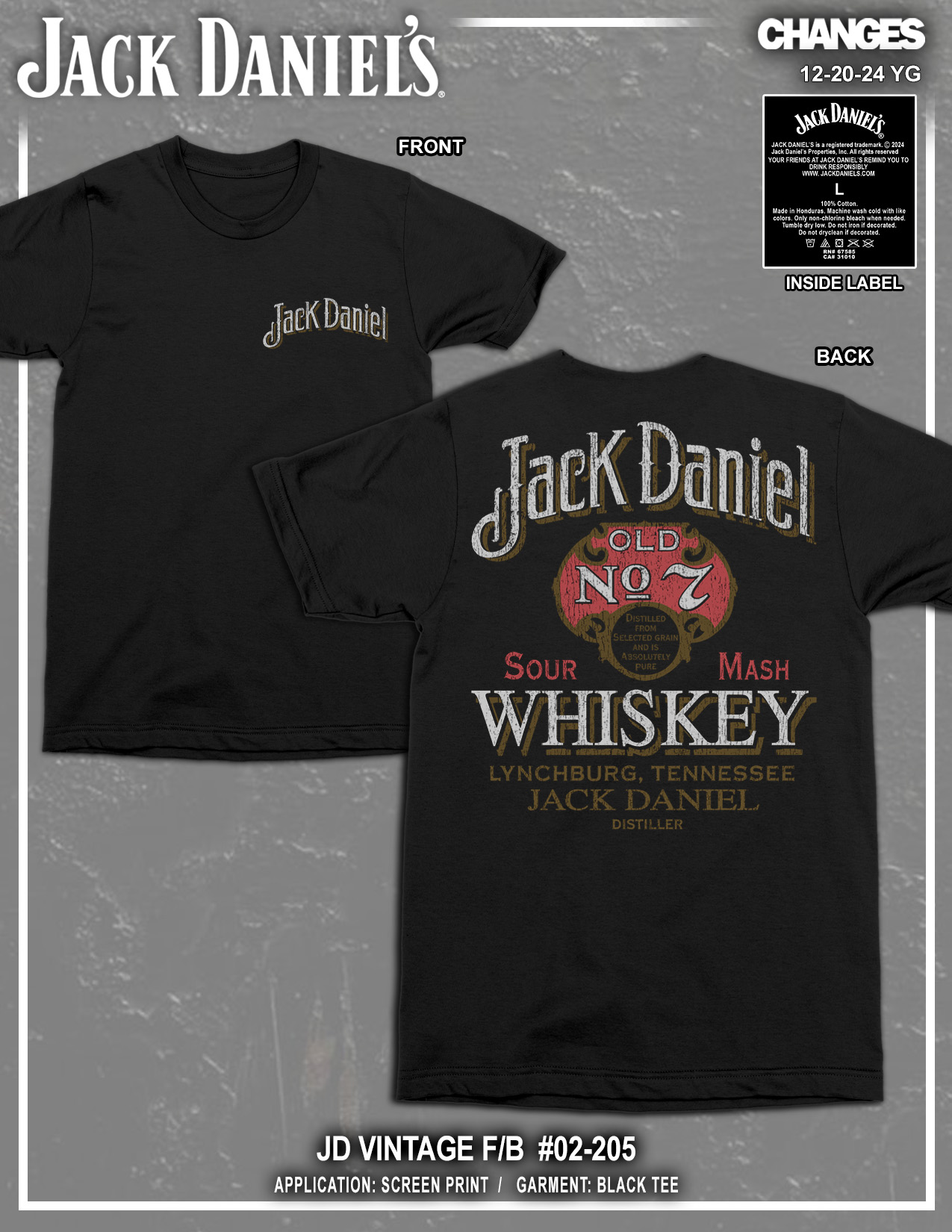 Jack Daniel's Lynchburg TN Tee